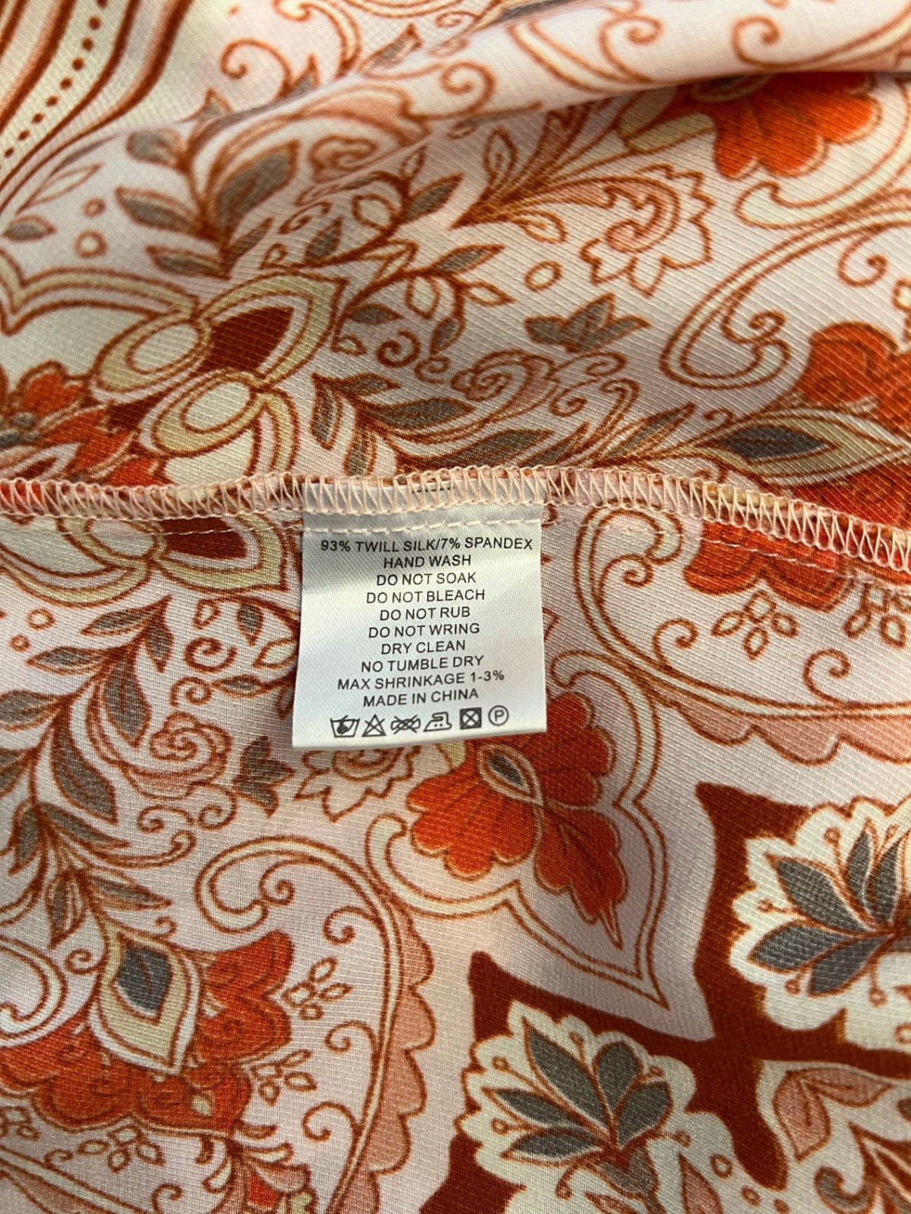 Pre-Loved Charlotte Sparre Tunika mit Foulard-Paisley-Print