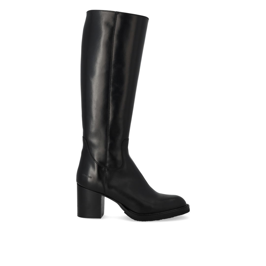 Angulus Stiefel mit hohem Schaft Schwarz