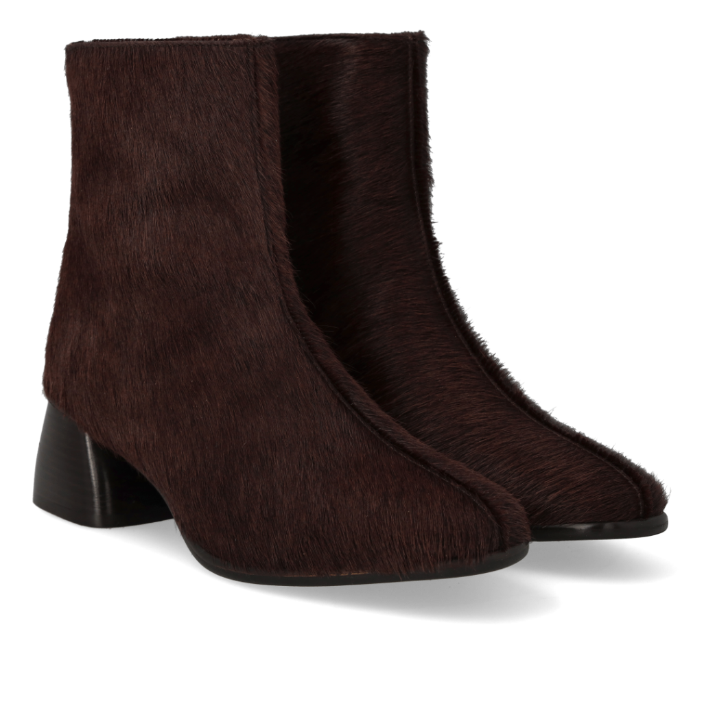 Angulus Pony Fur Boot Dunkelbraun