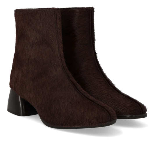 Angulus Pony Fur Boot Dunkelbraun