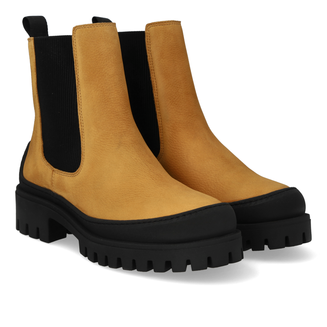 Angulus Chelsea Boot Camel/Schwarz