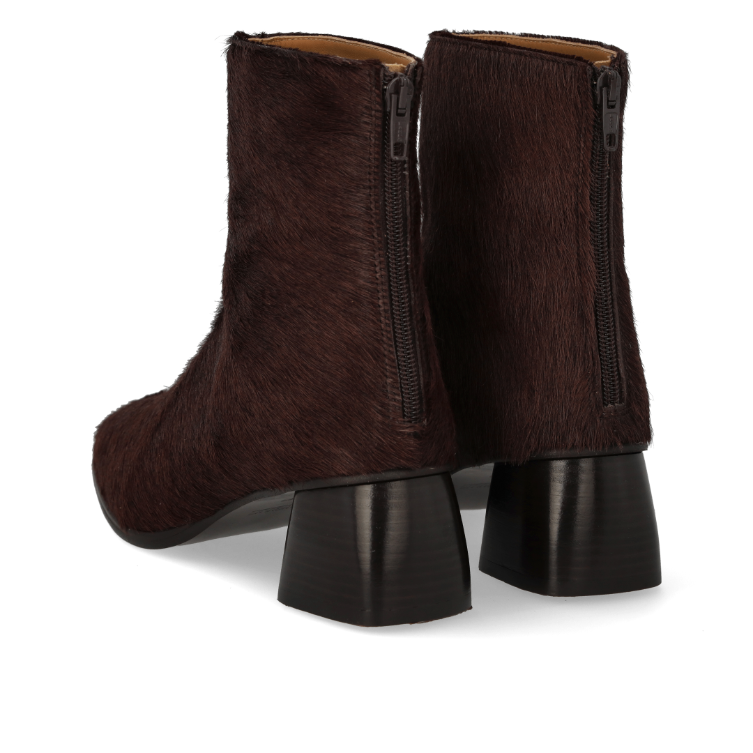 Angulus Pony Fur Boot Dunkelbraun