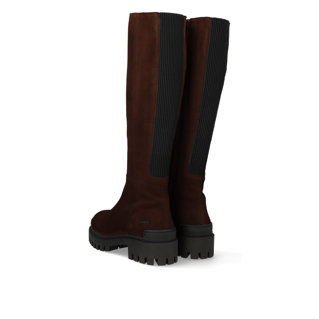 Angulus Stiefel mit hohem Schaft Braun/Schwarz