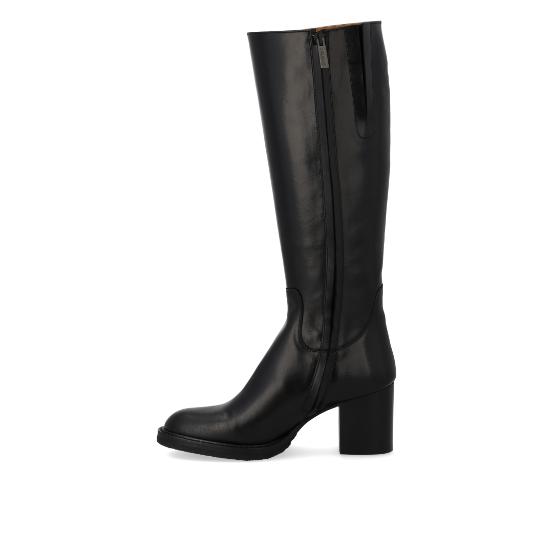 Angulus Stiefel mit hohem Schaft Schwarz
