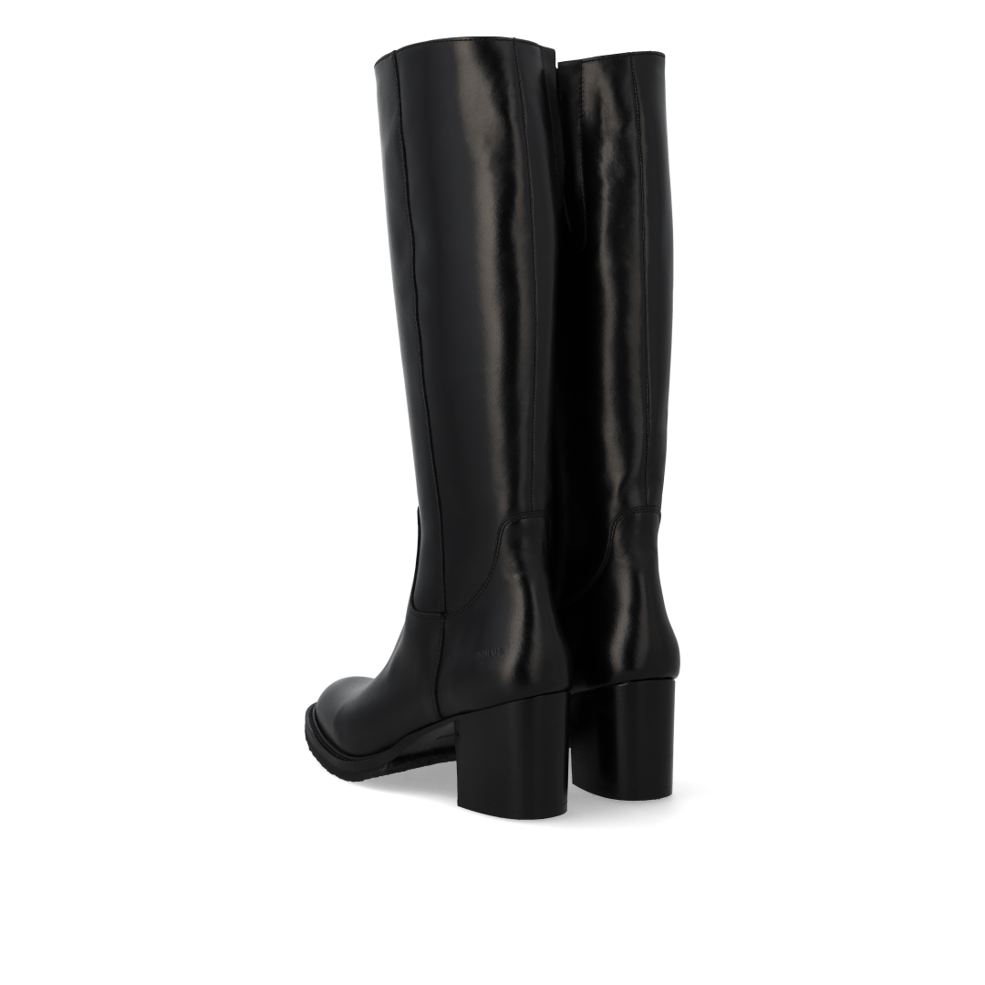 Angulus Stiefel mit hohem Schaft Schwarz