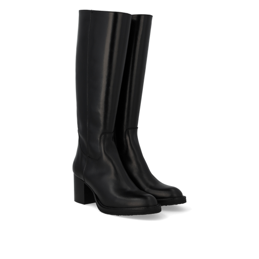 Angulus Stiefel mit hohem Schaft Schwarz