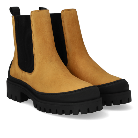 Angulus Chelsea Boot Camel/Schwarz