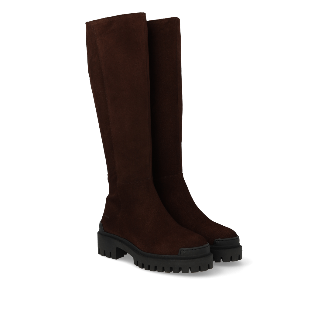 Angulus Stiefel mit hohem Schaft Braun/Schwarz