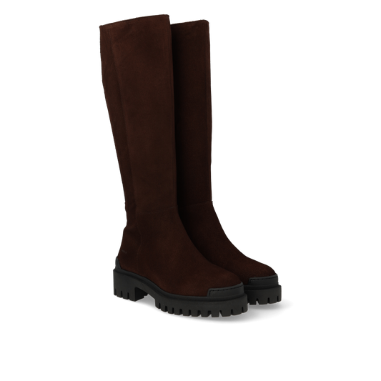 Angulus Stiefel mit hohem Schaft Braun/Schwarz
