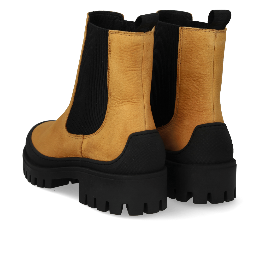 Angulus Chelsea Boot Camel/Schwarz