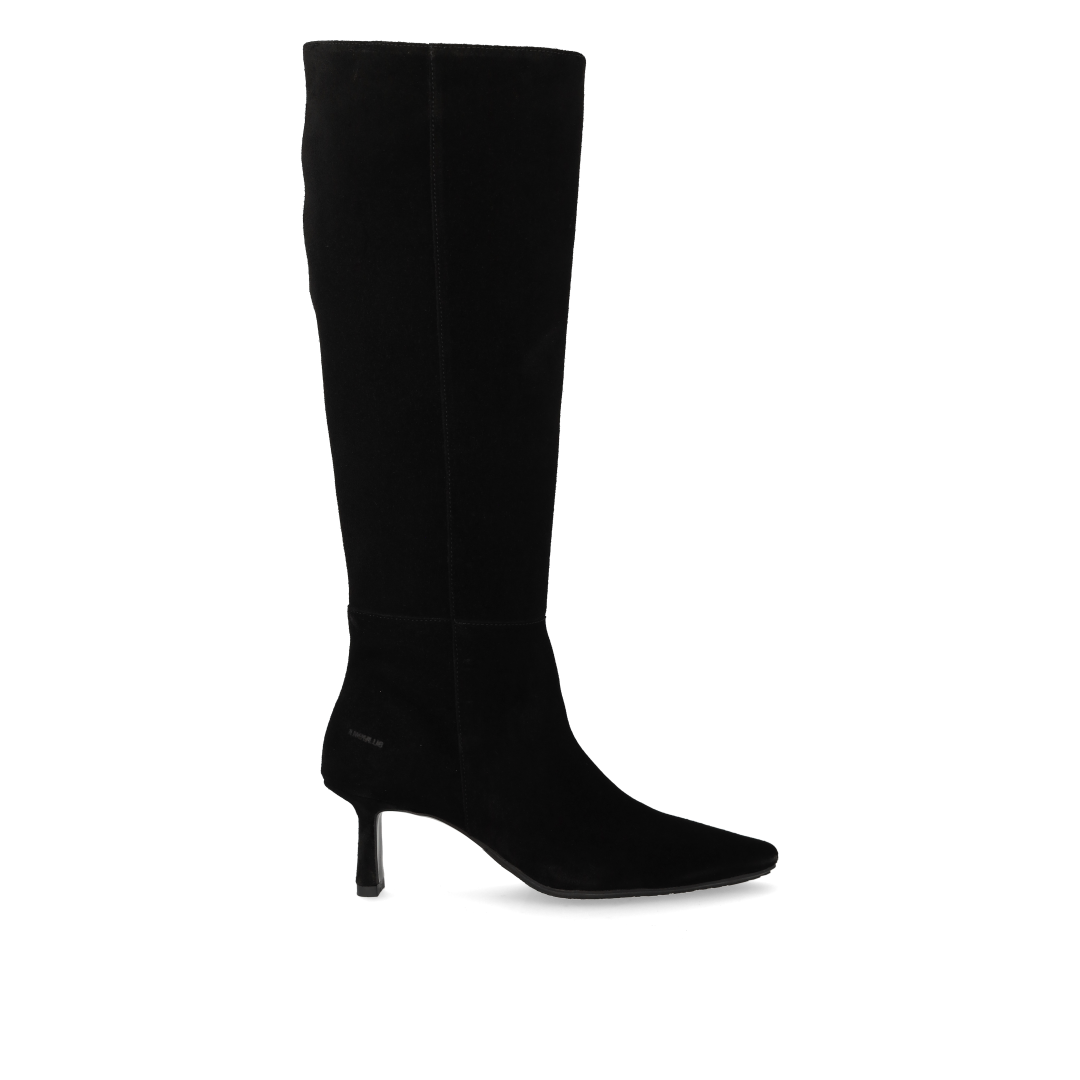 Angulus Stiefel mit hohem Schaft und Absatz Schwarz