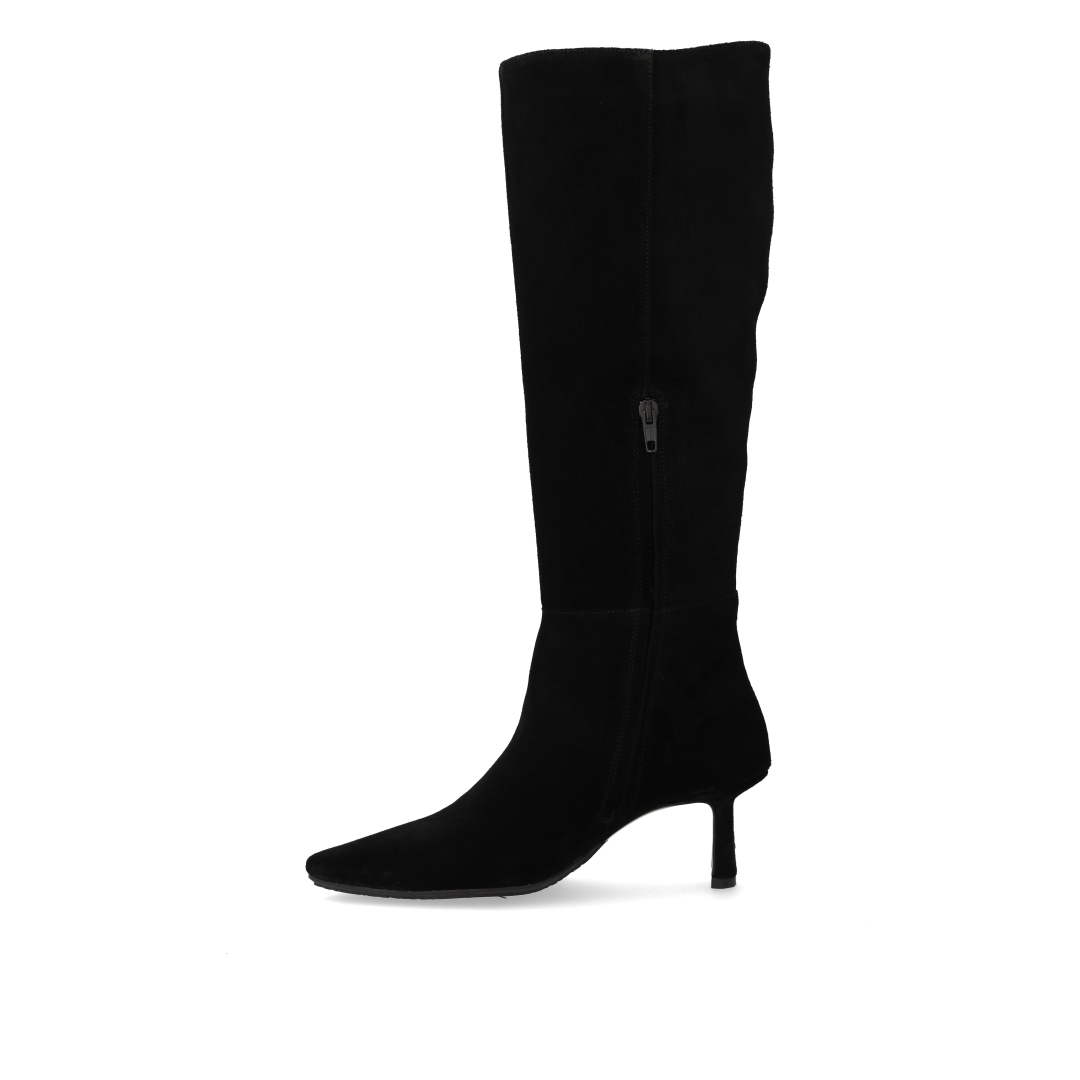 Angulus Stiefel mit hohem Schaft und Absatz Schwarz