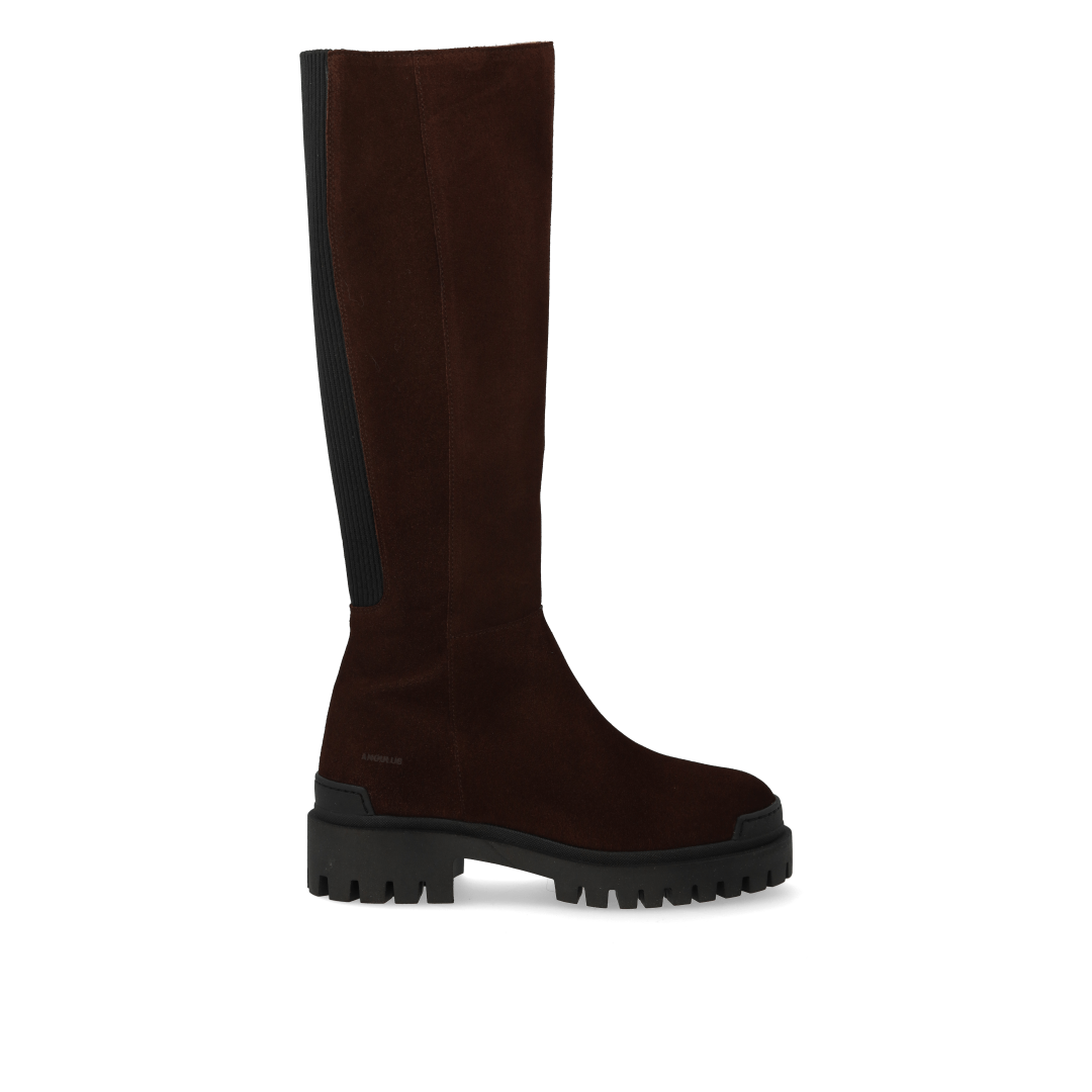 Angulus Stiefel mit hohem Schaft Braun/Schwarz