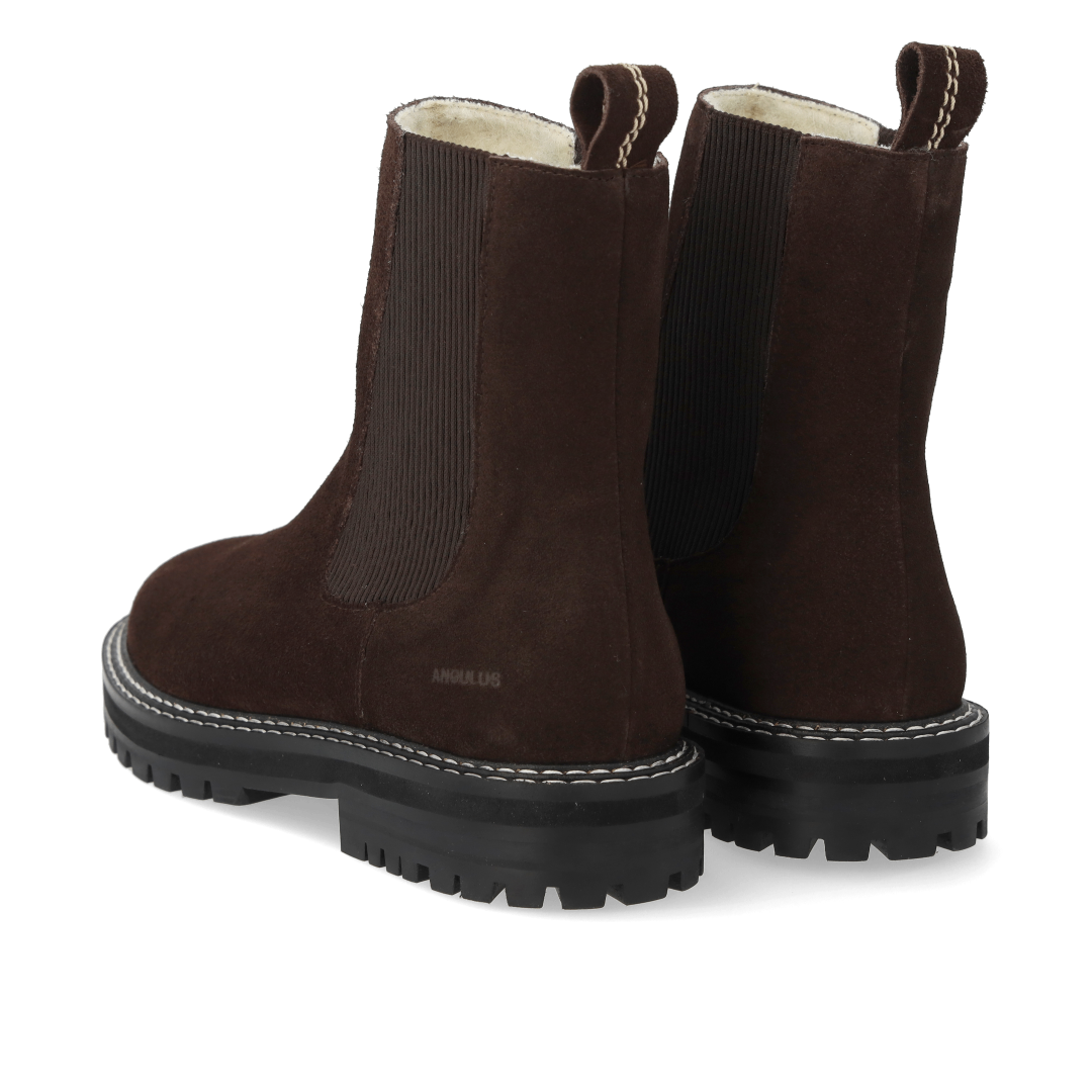 Angulus Chelsea Boot Merino Braun