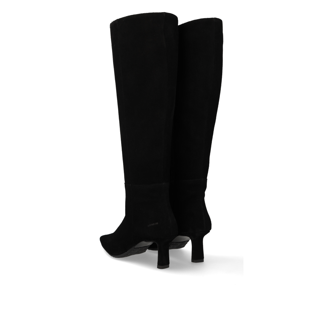 Angulus Stiefel mit hohem Schaft und Absatz Schwarz