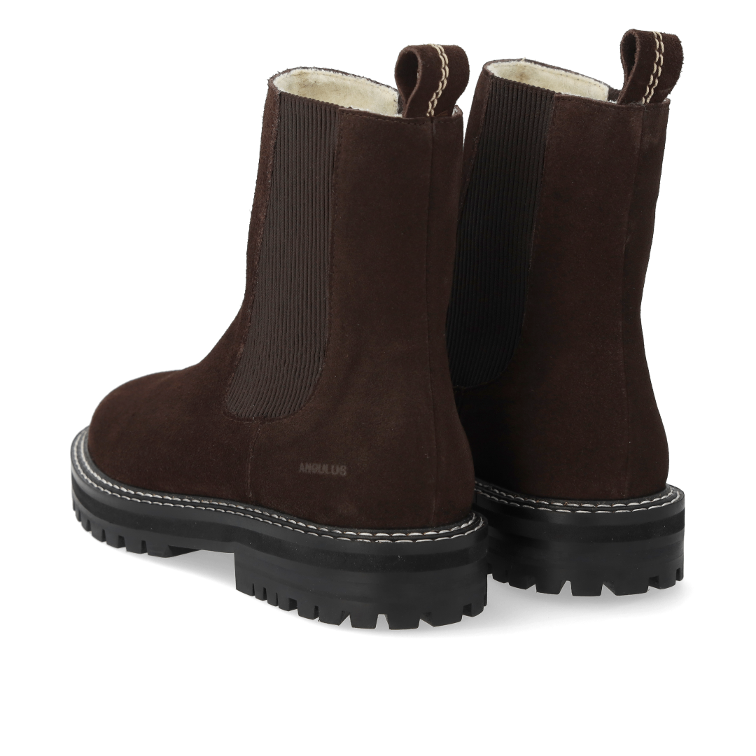 Angulus Chelsea Boot Merino Braun