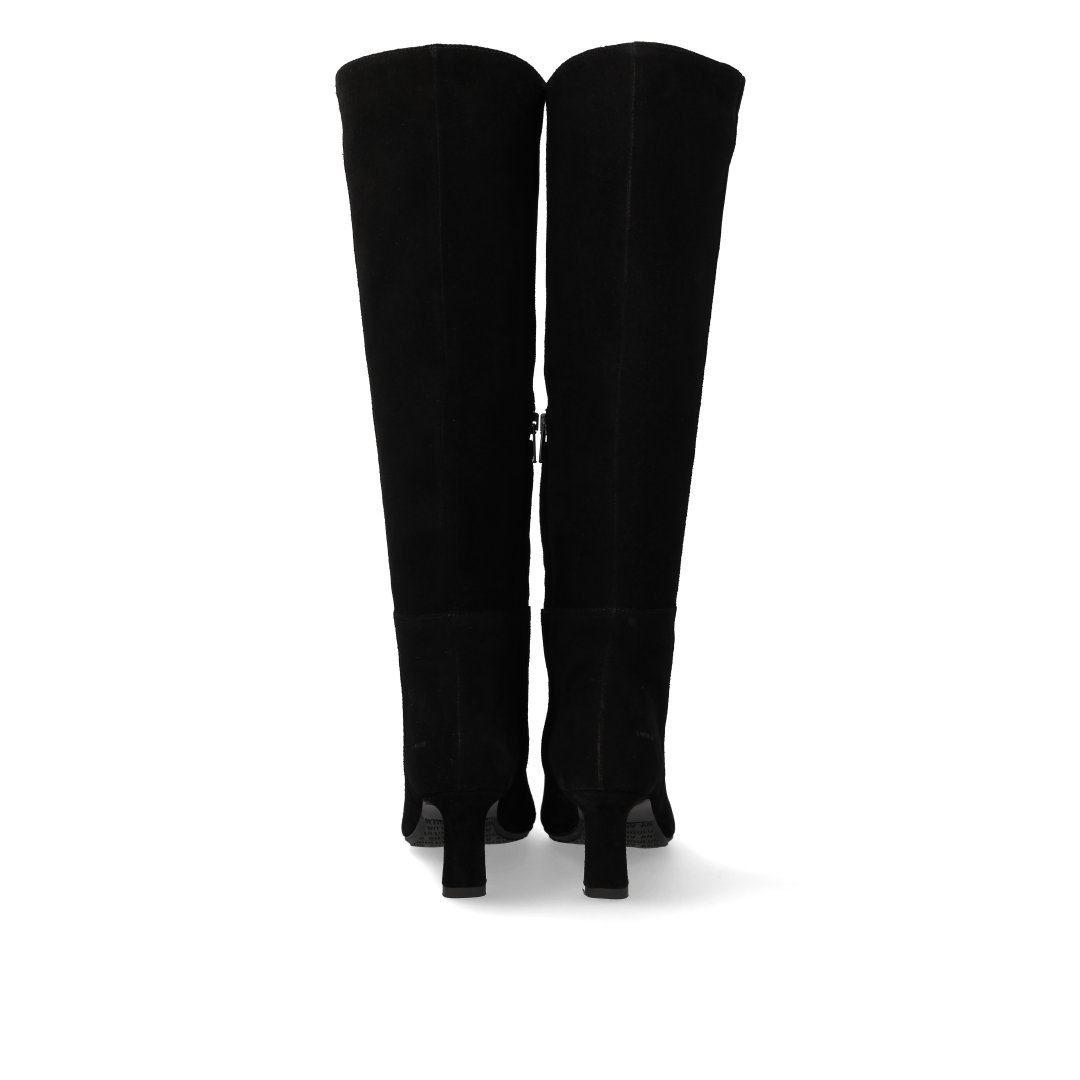 Angulus Stiefel mit hohem Schaft und Absatz Schwarz