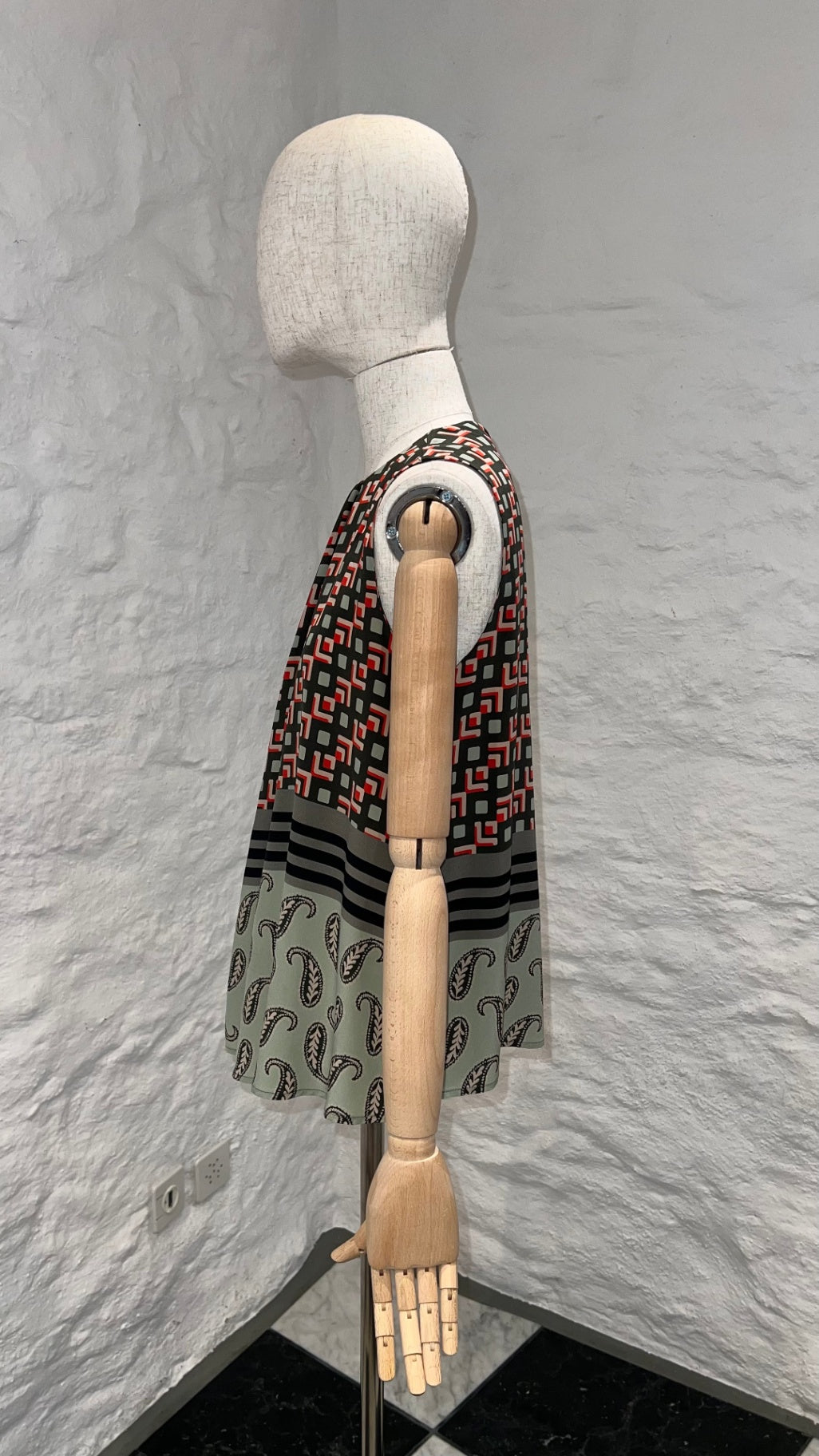 Pre-Loved Etro Top, Olive/Grün