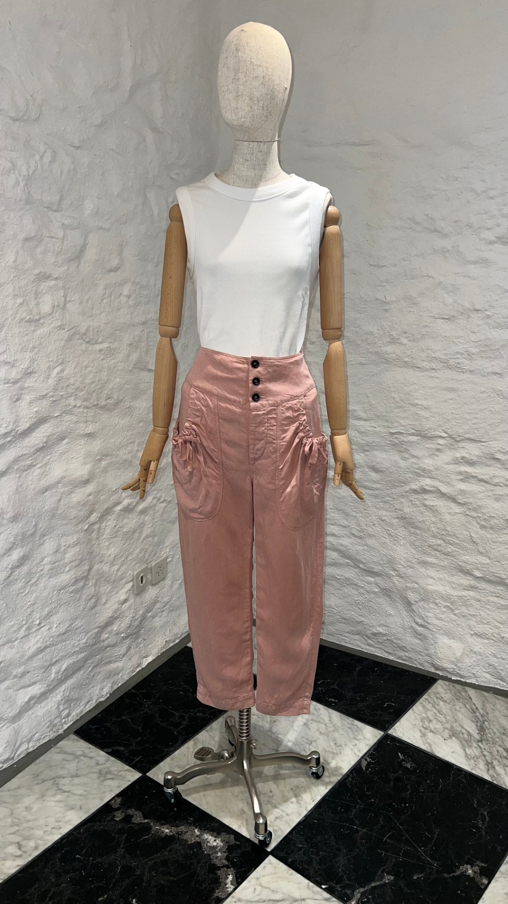 Pre-Loved Isabel Marant Étoile Cropped Jeans Rosé