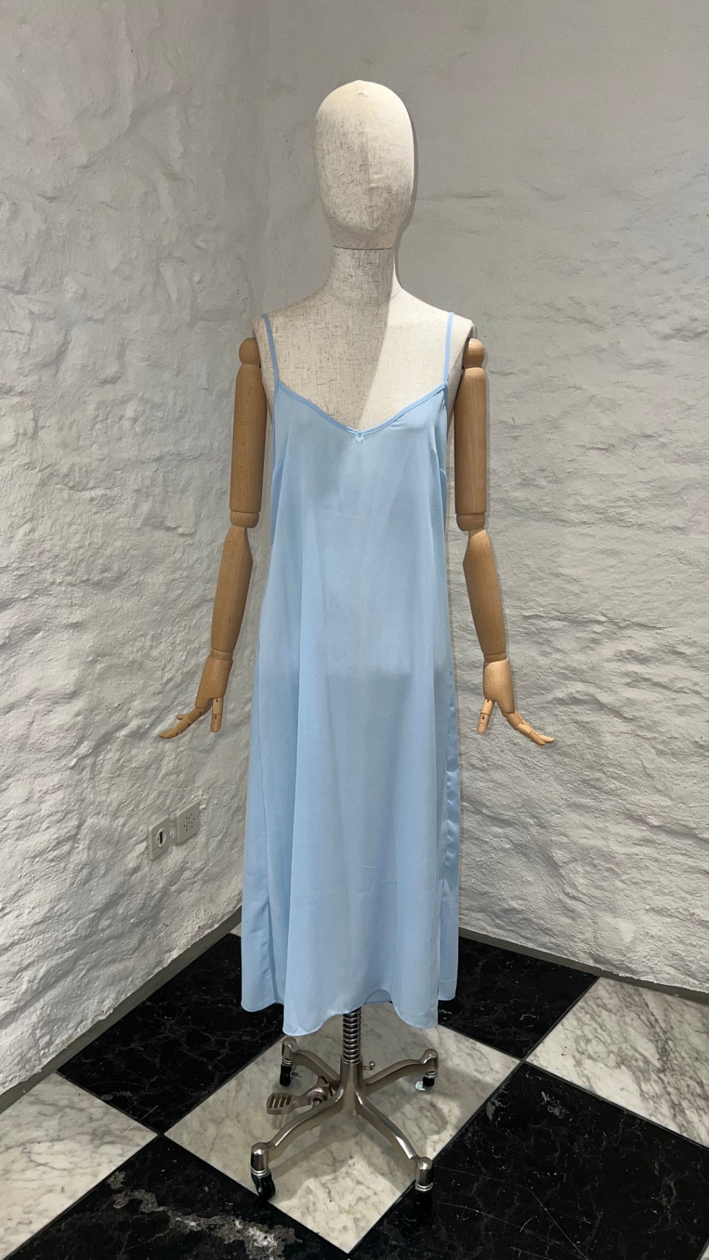 Pre-Loved Saloni Seidenkleid mit Floralprint