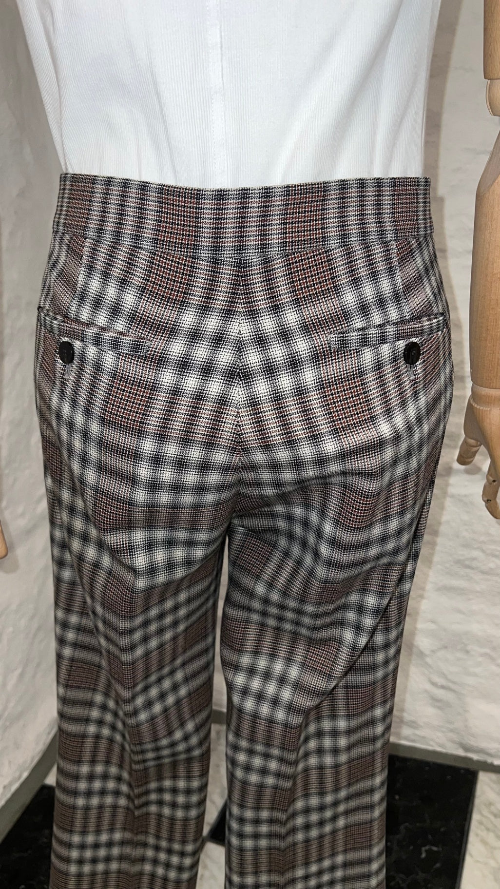 Pre-Loved Theory Glencheck-Hose