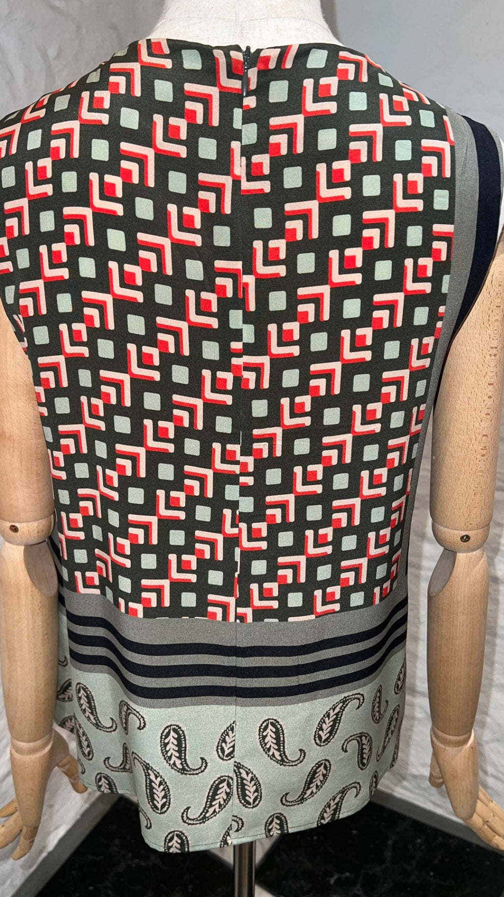 Pre-Loved Etro Top, Olive/Grün