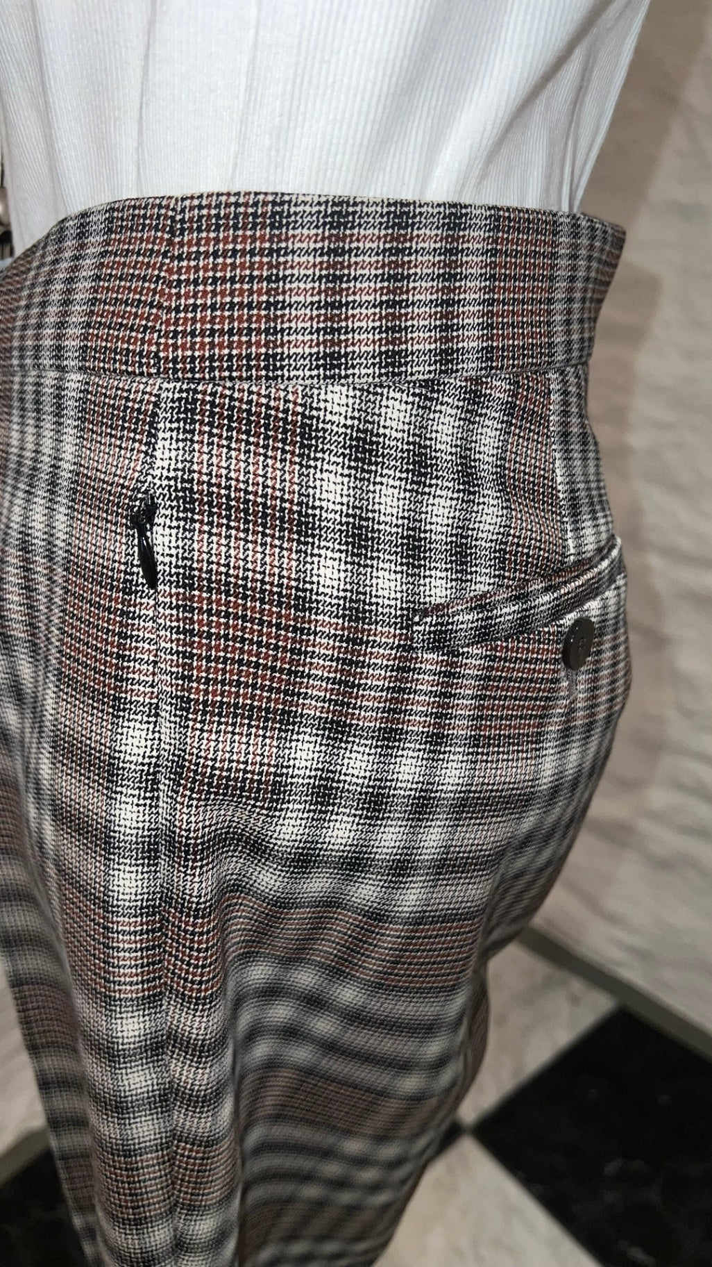 Pre-Loved Theory Glencheck-Hose