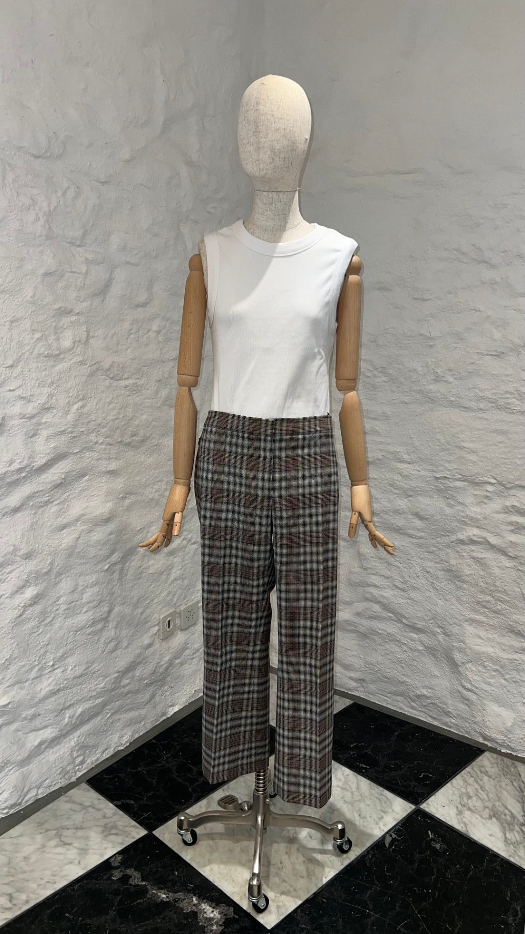 Pre-Loved Theory Glencheck-Hose