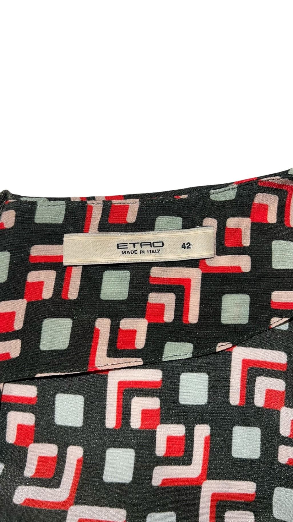 Pre-Loved Etro Top, Olive/Grün