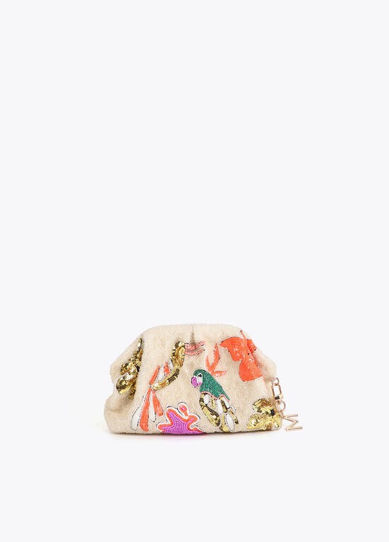 Lola Casademunt Perlenbesetzte Parrot Bag