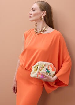 Lola Casademunt Perlenbesetzte Parrot Bag