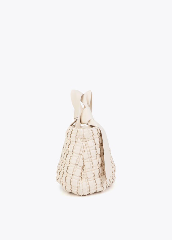 Lola Casademunt Geflochtene Tasche mit Schleife
