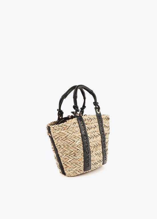 Lola Casademunt Mini Basket mit perforiertem Logo-Griff