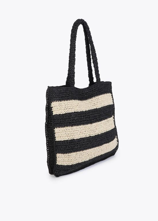 Lola Casademunt Basttasche gestreift mit Logo