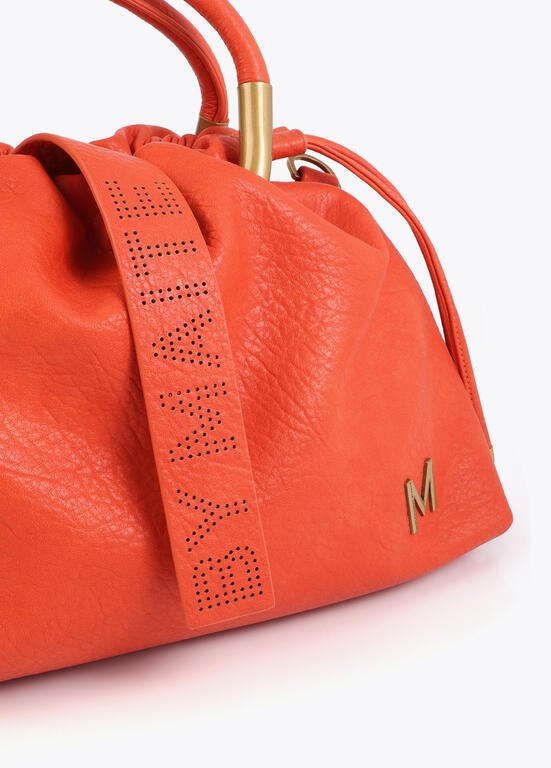 Lola Casademunt Runde Kunstledertasche mit Henkel
