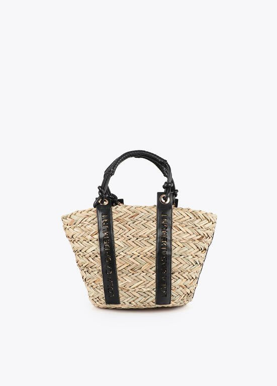 Lola Casademunt Mini Basket mit perforiertem Logo-Griff