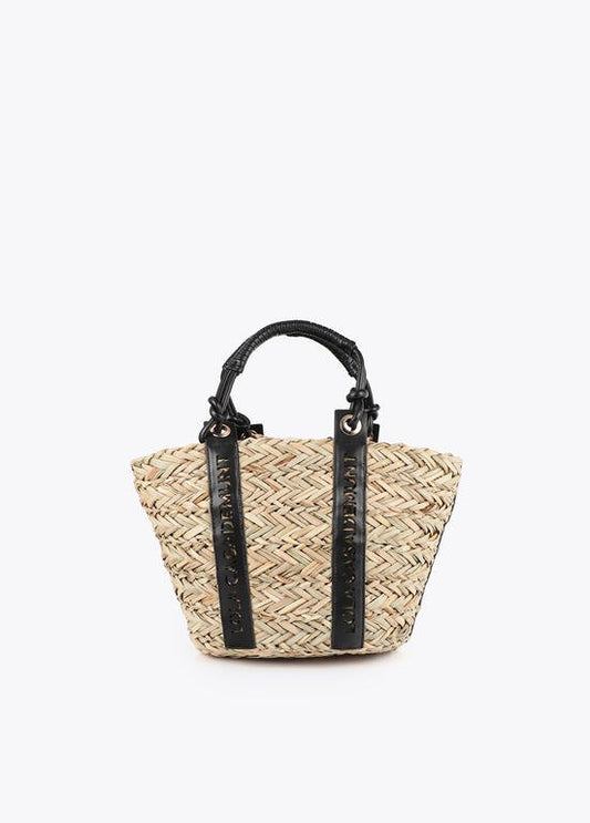 Lola Casademunt Mini Basket mit perforiertem Logo-Griff