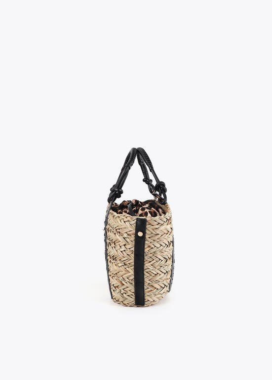 Lola Casademunt Mini Basket mit perforiertem Logo-Griff