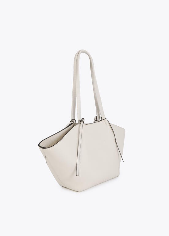 Lola Casademunt Kunstleder-Shopper mit geflochtenem Henkel