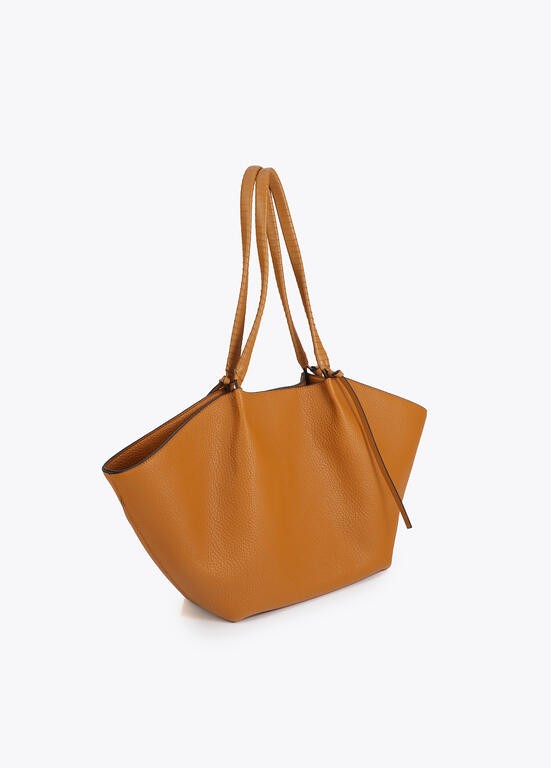 Lola Casademunt Kunstleder-Shopper mit geflochtenem Henkel