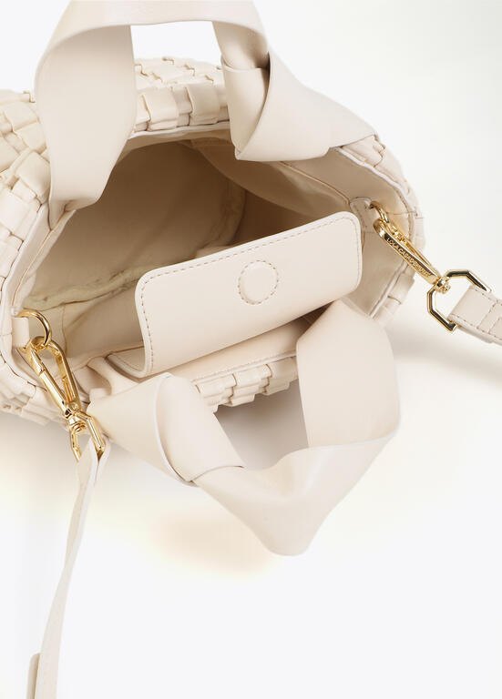 Lola Casademunt Geflochtene Tasche mit Schleife