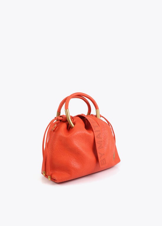 Lola Casademunt Runde Kunstledertasche mit Henkel