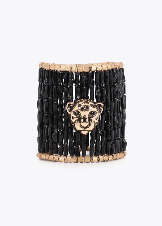Lola Casademunt Elastisches Leopard-Armband