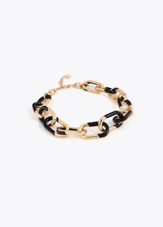 Lola Casademunt Gold-Acryl Ketten-Collier