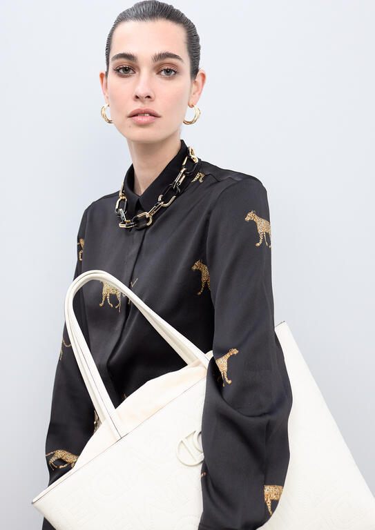 Lola Casademunt Gold-Acryl Ketten-Collier