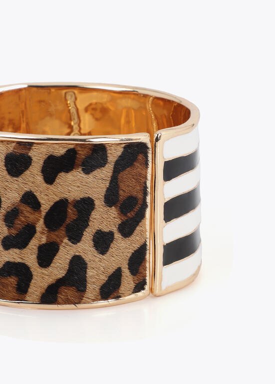 Lola Casademunt Animal Print Streifen-Armband