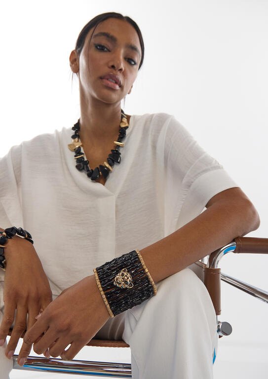Lola Casademunt Elastisches Leopard-Armband