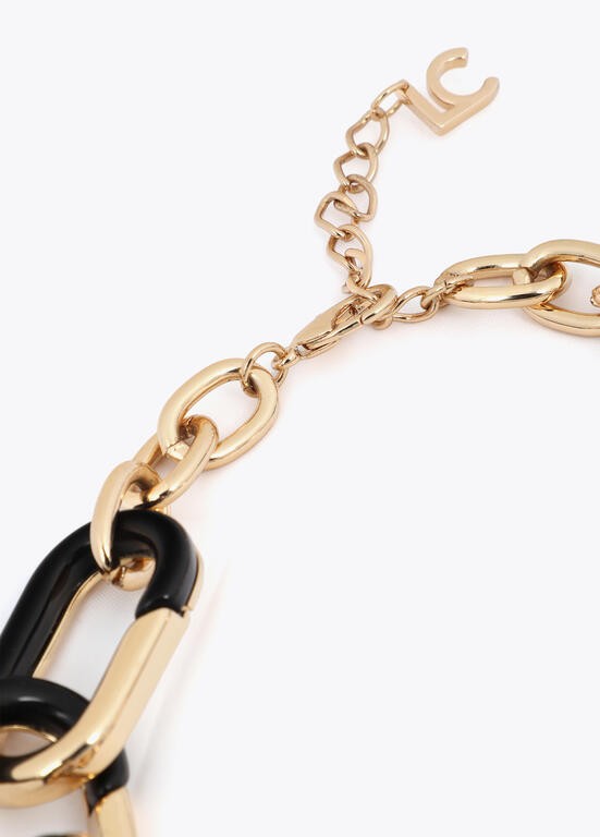 Lola Casademunt Gold-Acryl Ketten-Collier