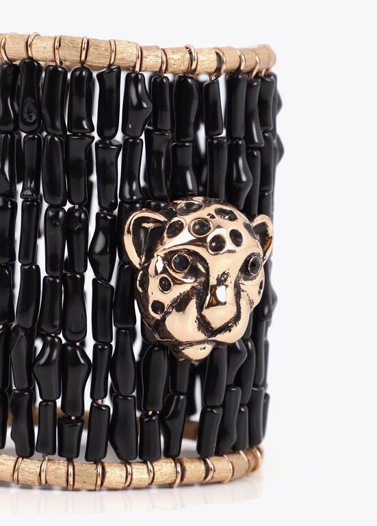 Lola Casademunt Elastisches Leopard-Armband