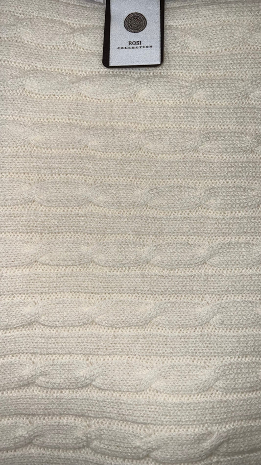 Rosi Collection Strickschal DAKOTA Ecru